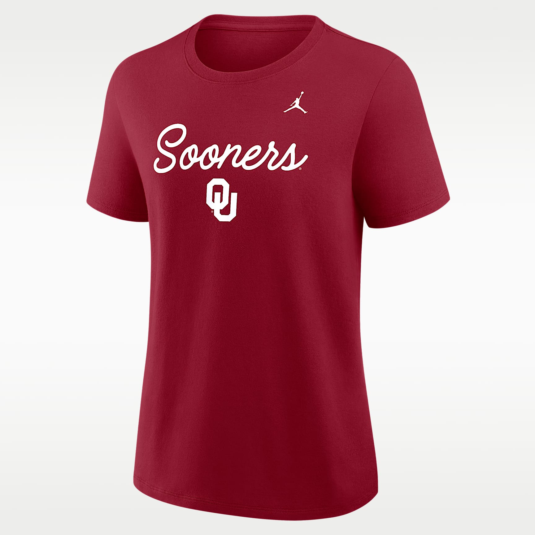 Oklahoma Script Mantra Logo Women's Nike College T-Shirt. Nike.com